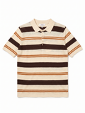 Polo in maglia a righe