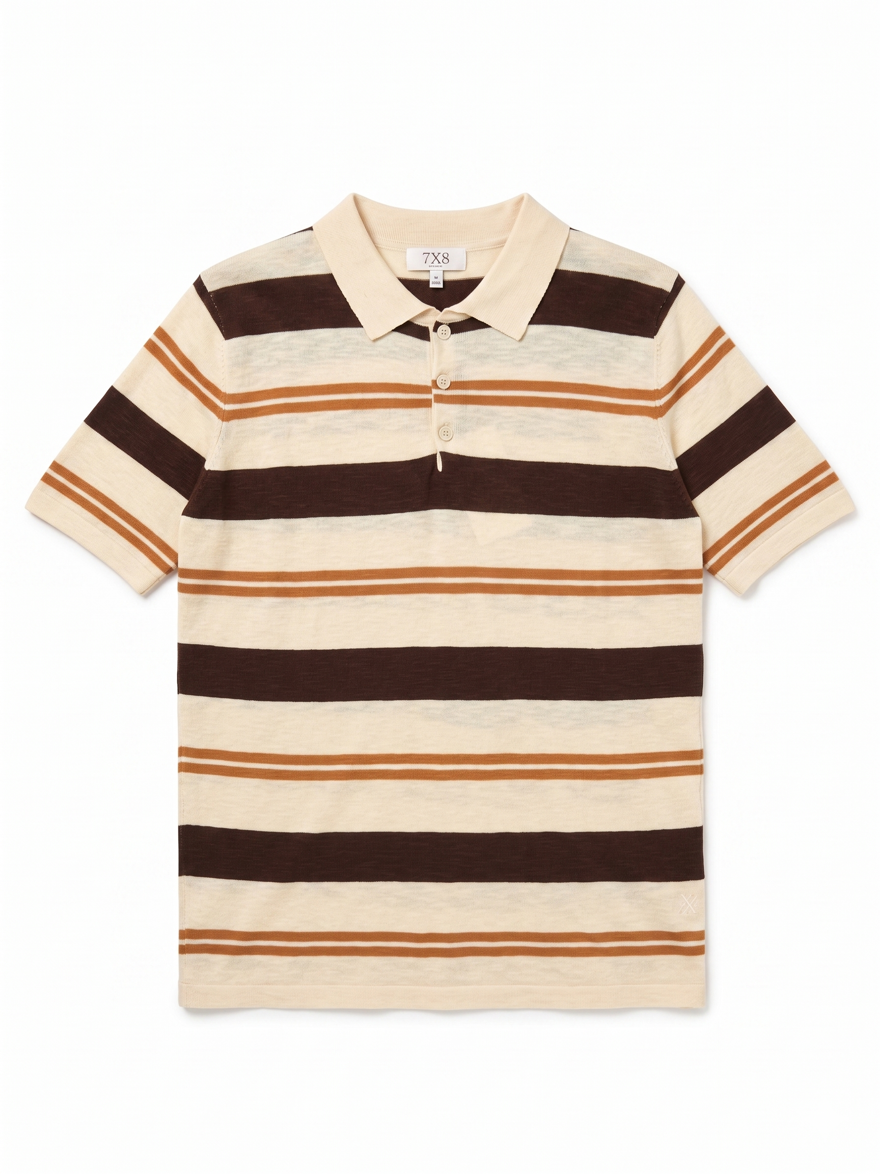 Polo in maglia a righe