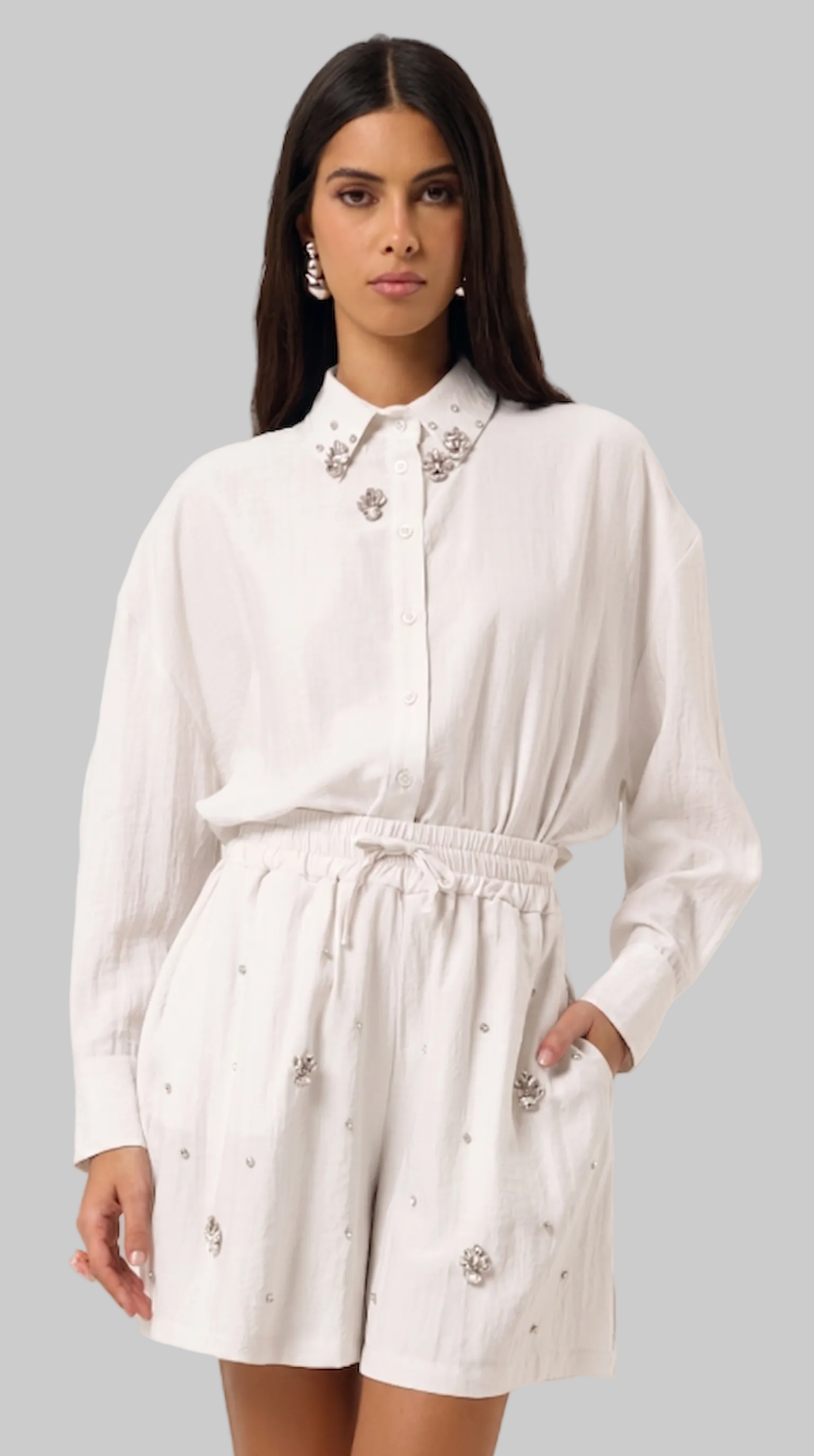 Completo in lino donna