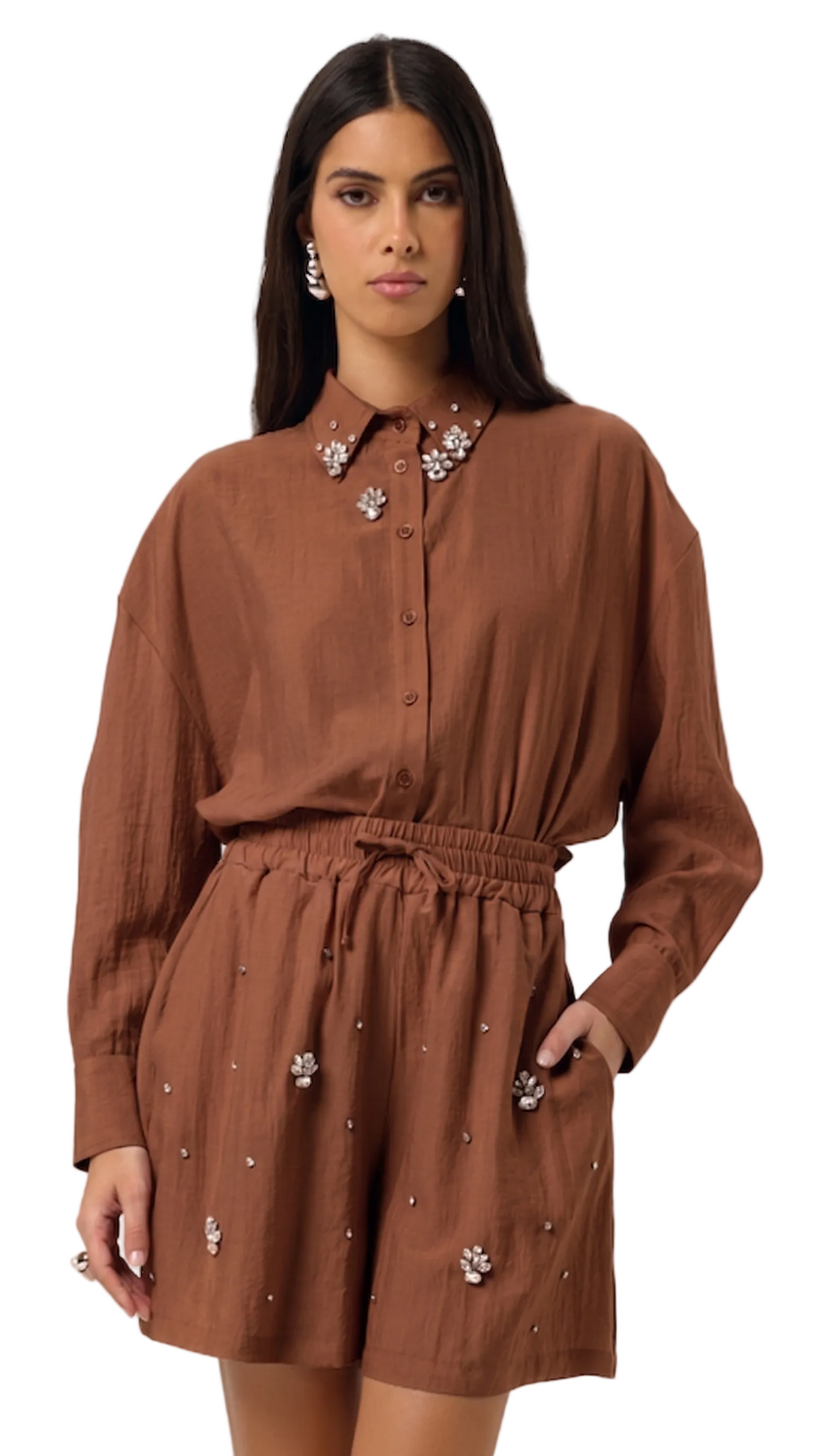 Completo in lino donna