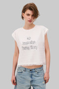T-shirt in pizzo